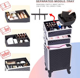 Jumbo Multi Function Artist Rolling Makeup Trolley(BS4)